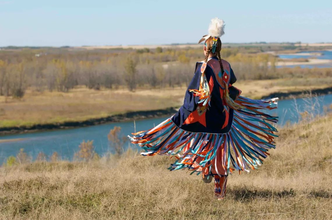 Indigenous dancer